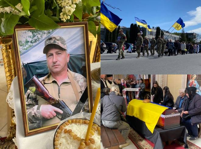 У Полонному прощалися із захисником Яценюком Віктором Івановичем