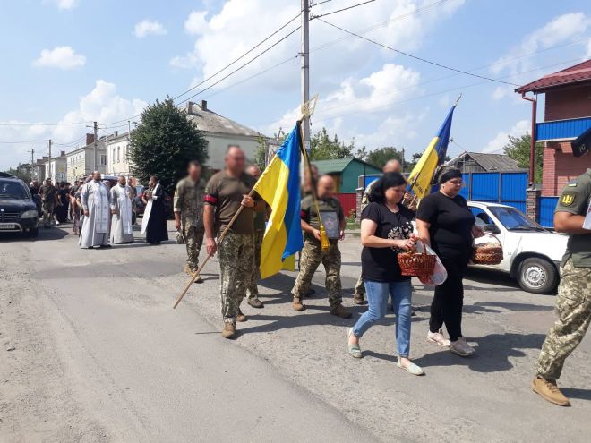 У Грицеві прощались із загиблим Трояном Миколою Васильовичем