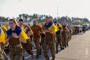 У Нетішині нацгвардійці та містяни провели забіг у пам’ять про полеглих захисників