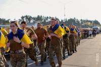 У Нетішині нацгвардійці та містяни провели забіг у пам’ять про полеглих захисників