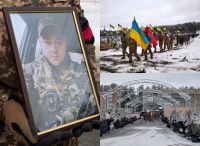 Жителі Славутської громади провели в останню дорогу військовослужбовця Артема Іваніка