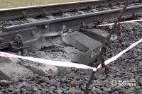 На Хмельниччині диверсанти підірвали залізничну колію перед потягом