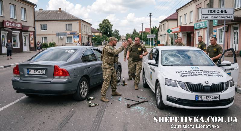 Перекрив дорогу та розбив лобове скло авто ТЦК: у Полонному судили військовослужбовця за хуліганство
