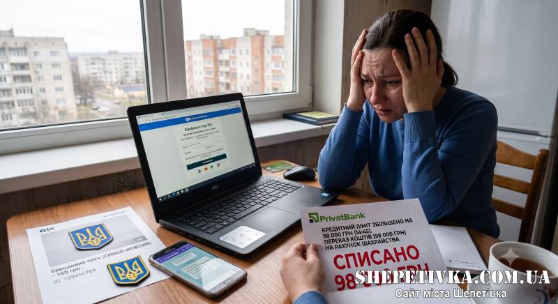 Продавала патч за 165 гривень, а втратила 98 тисяч: у Нетішині жінка стала жертвою онлайн-шахраїв