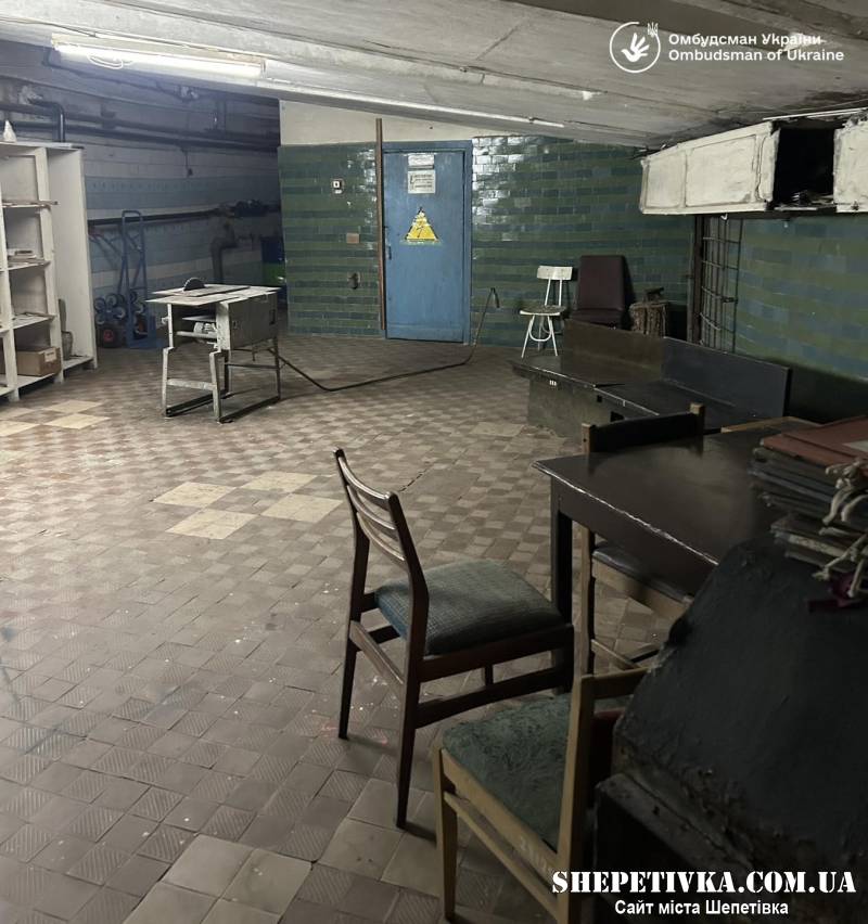 У Шепетівці представники омбудсмана перевірили три великих укриття: яке грубе порушення виявили