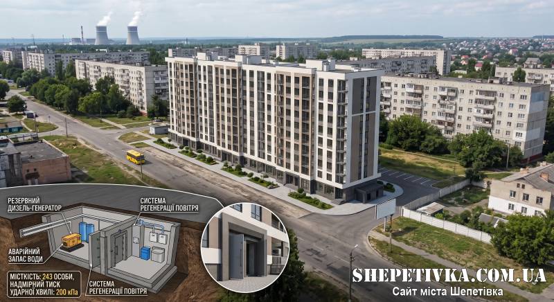 У Нетішині планують збудувати дев'ятиповерхівку за 370 мільйонів гривень: підрядника не можуть обрати вже три місяці