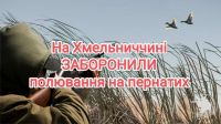 На Хмельниччині заборонили полювати на пернатих