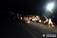 На Шепетівщині автомобіль влетів у фортифікаційну споруду