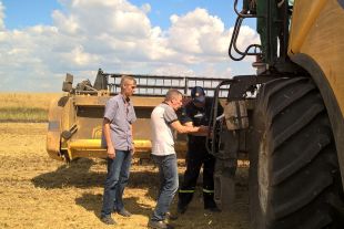 Рятувальники перевіряли дотримання правил пожежної безпеки під час жнивної кампанії