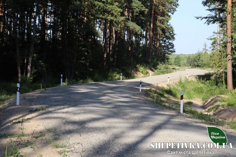 Через ліси на Шепетівщині збудували нову дорогу