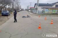 У Ізяславі внаслідок ДТП травмувався 73-річний велосипедист