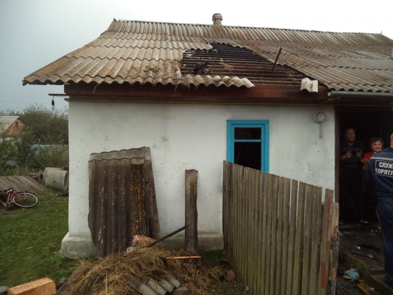 У селі Кам'янка горів житловий будинок