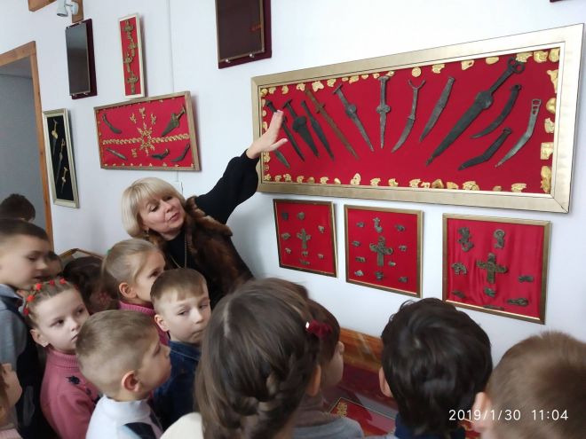 Дітям показали пам’ятки скіфо-сарматського періоду