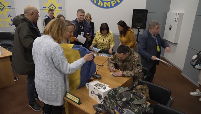 На Шепетівщину завітав морський піхотинець, якого вважали автором фрази про “русскій воєнний корабль”