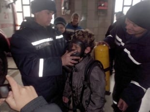 Судилківські школярі ходили в гості до рятувальників