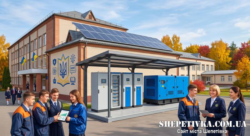 3,8 млн грн на автономність: два заклади освіти Шепетівщини отримають системи резервного живлення