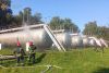 На ПРАТ «Шепетівкагаз» умовно горів резервуар з блакитним паливом