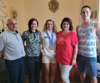 Паралімпійська чемпіонка та світовий чемпіон тренувалась у шепетівському басейні