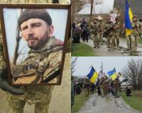 Після поранення все одно рвався у бій: у Грицеві прощались із добровольцем Остраницею Сергієм