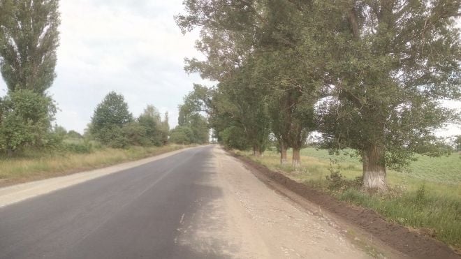 Завершився ремонт дороги до села Вишневе
