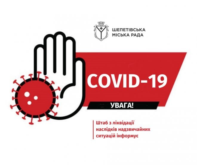 У Шепетівці 52 нових інфікованих на COVID-19, 57 осіб одужали та 2 померло