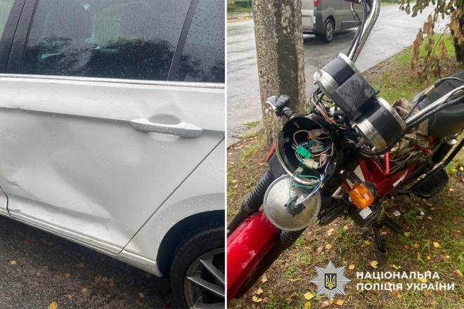У Шепетівці внаслідок ДТП травмувався 45-річний мотоцикліст: поліція з'ясовує обставини