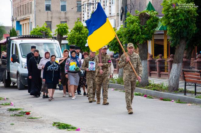 Білогірська громада провела у засвіти молодого воїна Мушинського Максима