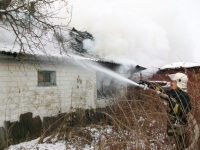 В Судилкові горів житловий будинок