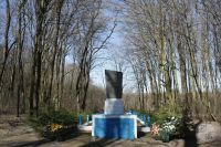 Пам'ятний знак на місці розстрілу євреїв у Грицеві