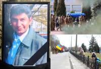 Війна забрала сина, тепер й чоловіка: нетішинці провели у засвіти воїна Юрія Бабійчука