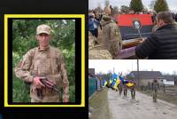 У селі Михнів на вічний спочинок проводжали танкіста Левчука Василя Олексійовича