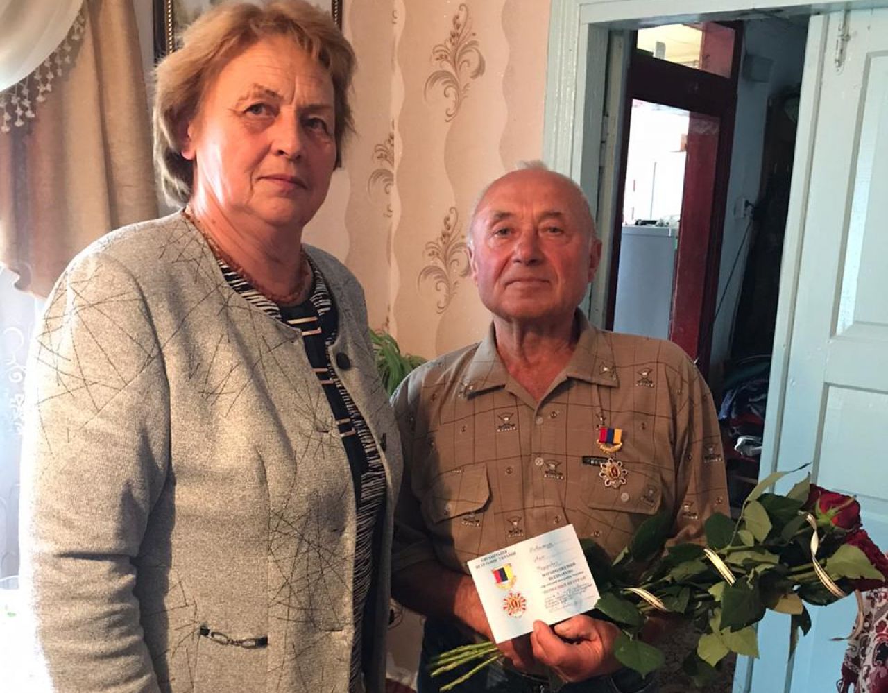 Мешканця села Рилівка нагородили відзнакою "Почесний ветеран України"