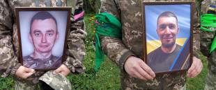 Мешканці Щурівчиків провели у засвіти захисників Бориса Рачка та Василя Забарнюка