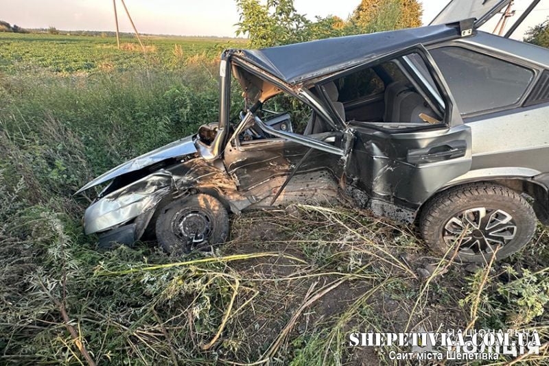 На Шепетівщині зіткнулись автомобілі: травмувалось двоє жінок