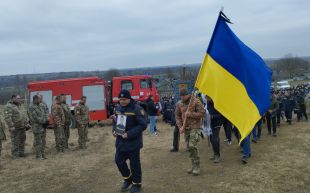 У Шепетівському районі поховали загиблого рятувальника Дворака Владислава