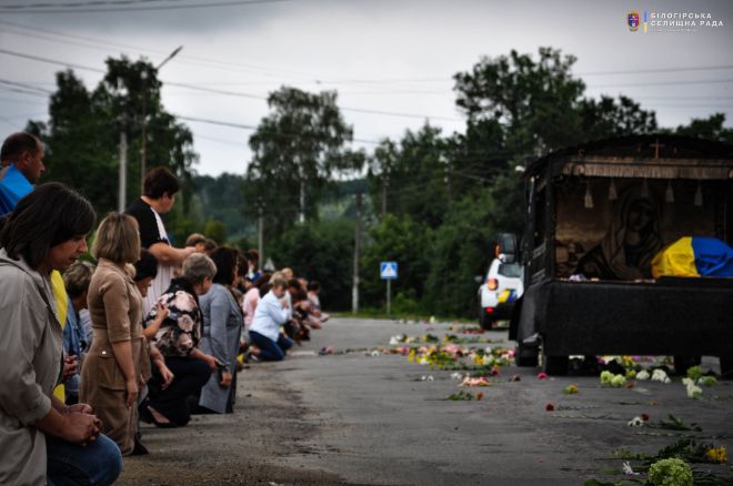 На Шепетівщині відбувся чин похорону військовослужбовця Медвідя Валерія Олександровича
