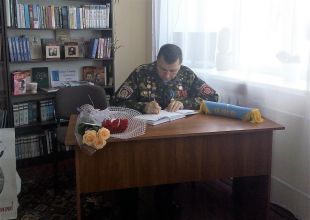 У Шепетівці презентували книгу "Спогади" воїна-афганця Миколи Ліончука