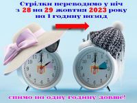 Сьогодні Україна переходить на зимовий час
