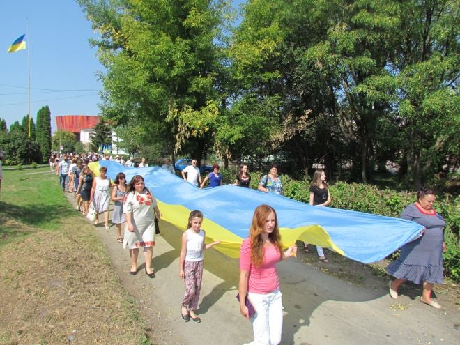 Шепетівчани відзначили чверть століття Незалежності України