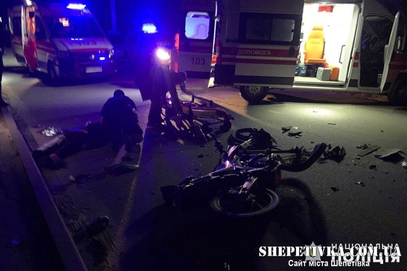 У Славуті мотоцикліст зіткнувся із автівкою «BMW X5»