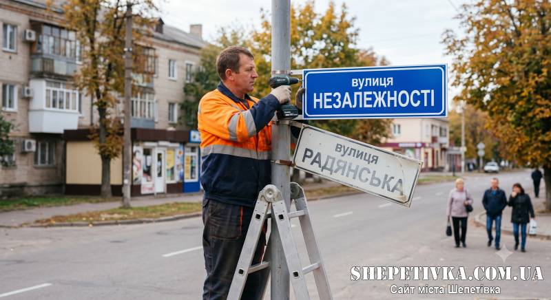 На Шепетівщині перейменували 15 вулиць: яких міст та сіл це стосується