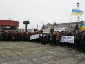 У Шепетівці відбулася акція на захист місцевого ринку