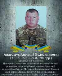 Пам'ятаємо Андрощука Анатолія Володимировича