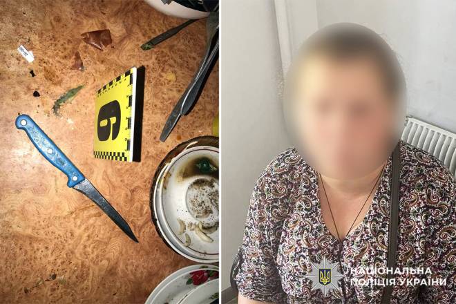 Вдарила свого чоловіка ножем у груди: справу передали до суду