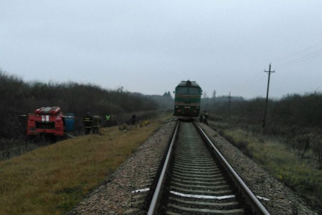 На перегоні &quot;Шепетівка-Ланівці&quot; загорівся локомотив