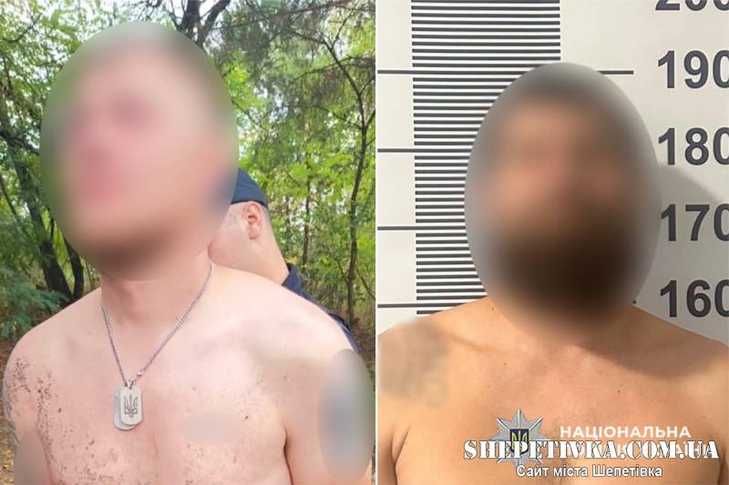 Наставили автомат на правоохоронців: поблизу Славути затримали двох чоловіків за погрози поліції
