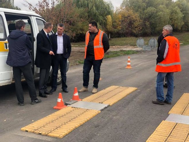 На виїзді із села Городище мають встановити ваговий майданчик