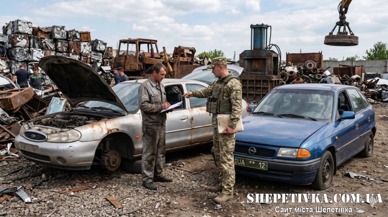 У Нетішині військовослужбовця судили за продаж армійських авто на металобрухт
