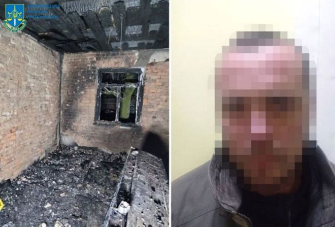 Підпалив будинок односельця та спостерігав поки той не згорить разом з власником