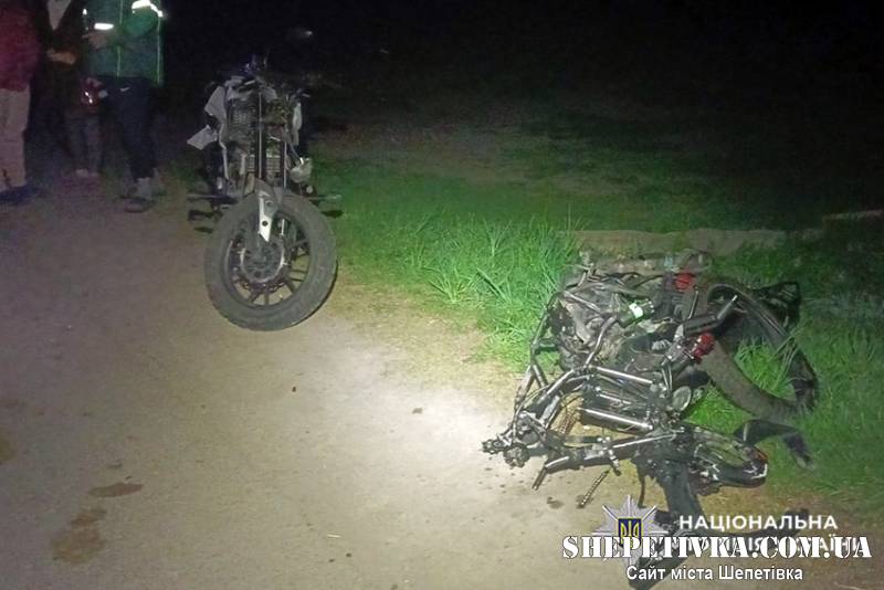 На Шепетівщині внаслідок ДТП за участю мотоциклів травмувалось четверо неповнолітніх